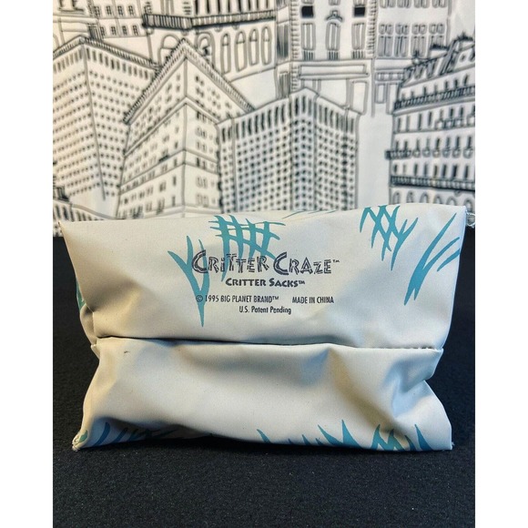 Vintage 90s Critter Craze Critter Children's Soft Lunch Bag Elephant NEW W/ TAG! - Picture 5 of 12